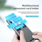 Baseus Back Stick Silicone Card Wallet - Image 2