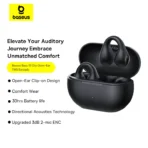 Baseus Bass 15 Clip Open Ear TWS Earbuds