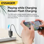 Essager 33W GaN USB-C Fast Charger - Image 6