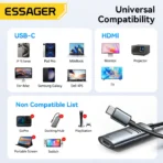 Essager Type C to HDMI Convertor - Image 3